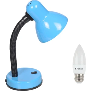 Pelsan Lambamia Maya 40W E27 Duy Masa Lambası Mavi Ampul Hariç