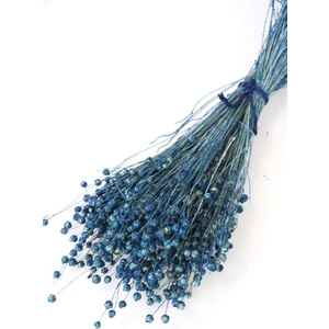 Yapay Çiçek Deposu Kuru Çiçek Luna Keten Otu 60GR Mavi