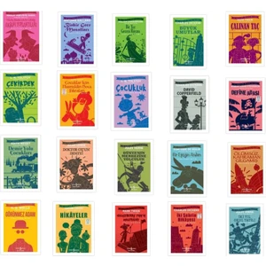İş Çocuk Dünya Klasikleri 20 Kitap Set 1 + Kağıt Poşet