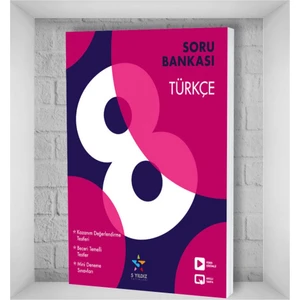 5 Yıldız Yayınları 8. Sınıf Türkçe Soru Bankası