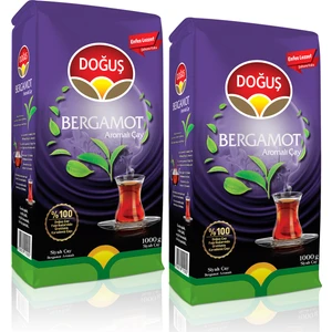 Bergamot Aromalı Siyah Çay 1000 gr 2'li Dökme Çay Seti Zengin Lezzet