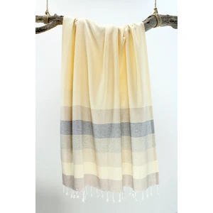 Peştemal Stripe Sarı-Lacivert-bej