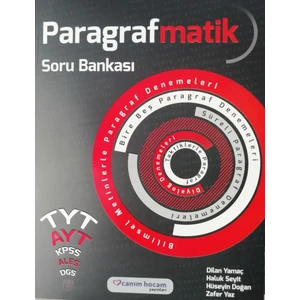 Canım Hocam Yayınları Paragrafmatik TYT AYT Soru Bankası  Baskı