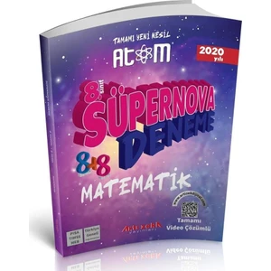 Artı Zeka Yayınları 8. Sınıf Süpernova Matematik Paket Deneme Sınavı