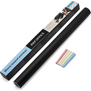 Büyük Boy Yapışkanlı Kara Tahta Sticker Blackboard 60 x 200 cm