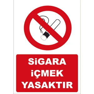 Tellgraf Sigara Içilmez Uyarı Panosu