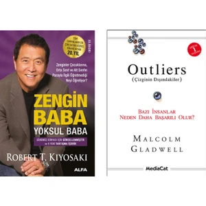 Zengin Baba Yoksul Baba - Outliers (Çizginin Dışındakiler)-Bazı İnsanlar Neden Daha Başarılı Olur? - 2 Kitap Set