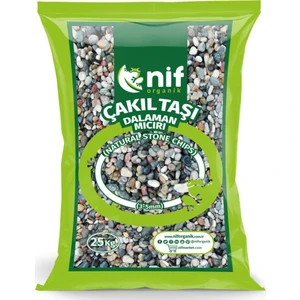 Nif Organik Mıcır-Çakıl Taşı - Nif Organik Doğal Taş - Dalaman 10-16 mm-20 Kg