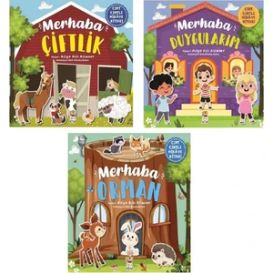Sincap Kitap Cırt Cırtlı Hikaye Kitabı Seti Merhaba Serisi