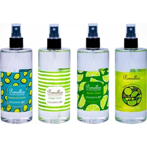 Lıme& Lemon 4'lü Kolonya Seti (4X400 Ml), Spreyli, 80 Derece,
