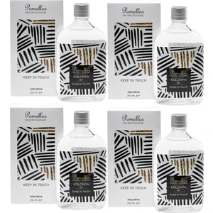 Kolonya Keep In Touch 4 Adet (4X250 Ml, 80 Derece. Cam Şişe)