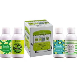 Lıme & Lemon 4'lü Kolonya Seti (4X100 Ml, 80 Derece, Pet Şişe)