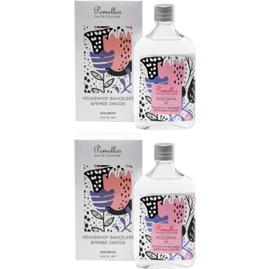 Kolonya Keukenhof Bahçeleri & Pembe Orkide  2 Adet (2X250 Ml, 80 Derece, Cam Şişe)