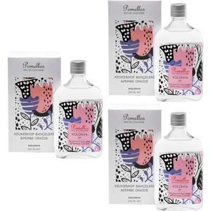 Kolonya Keukenhof Bahçeleri & Pembe Orkide 3 Adet (3X250 Ml, 80 Derece. Cam Şişe)