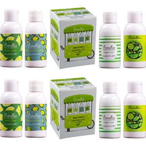Lıme & Lemon 4'lü Kolonya Seti 2 Set (4X100 Ml, 80 Derece, Pet Şişe)