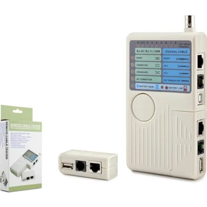 HN4725 Kablo Tester Cihazı RJ11/RJ45/USB/BNC