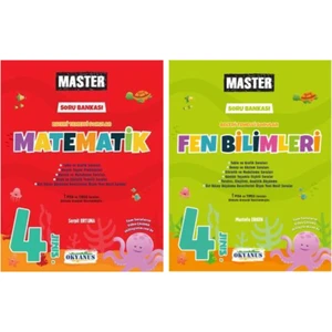Okyanus Yayınları 4. Sınıf Master Fen+Matematik