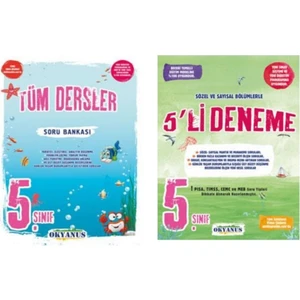 Okyanus Yayınları 5. Sınıf Tüm Dersler+5 Deneme