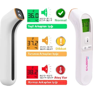 Saubern Baby BNT9602 Temassız Vücut ve Alından Ateş Ölçer - Termometre