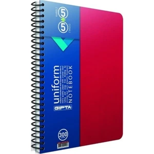 Uniform 4+4 Defter PP Kapak Spiralli 240 Yaprak
