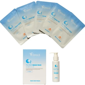 WIMS8 CO2 POLYMER MASK / 5 MASKE / ÇOK FONKSİYONLU CİLT
BAKIM MASKESİ / GÜNEY KORE