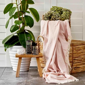 Karaca Home Delfina Pudra Pamuk Çift Kişilik Pike