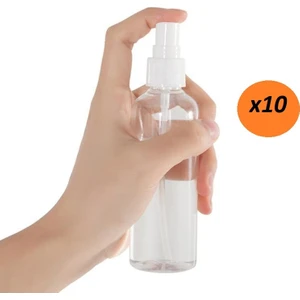Spreyli Kolonya ve Dezenfektan Pet Şişe 100 ml x 10 Adet