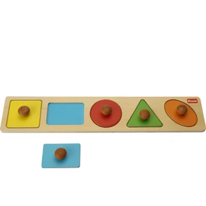 Ahşap Geometrik Zeka Bulmacası Yapboz