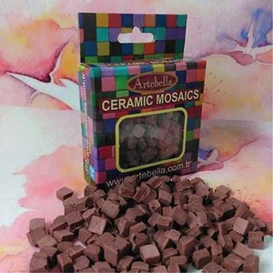 Seramik Mozaik Kahverengi, 8x8 mm