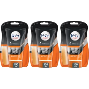 Veet Men Erkeklere Özel Duşta Tüy Dökücü Krem 150 ml X 3