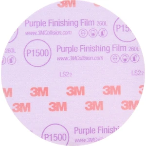 30667 260L+ Hookit P1500 Deliksiz Disk Zımpara 150mm (1 Adet)