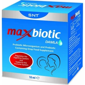 Maxbiotic Probiyotik Mikroorganizma ve Prebiyotik İçeren Damla 10 ml