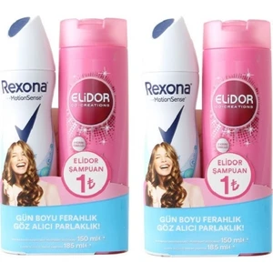 Shower Fresh Deodorant 150 ml + Elidor Şampuan 185 ml x 2 Set
