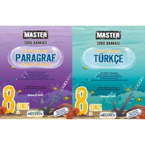 Okyanus Yayınları 8. Sınıf Master Paragraf-Türkçe Soru Bankası Set