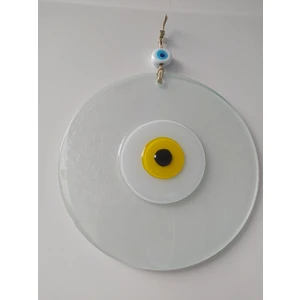 El Yapımı Büyük Cam Nazar Boncuğu 20 cm