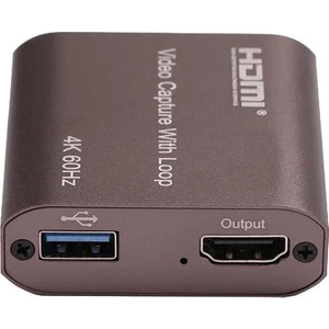 4KVC500 4K 60 hz Full HD 60 fps USB 3.0 HDMI Çift Çıkışlı Video Capture Görüntü Yakalama Kartı