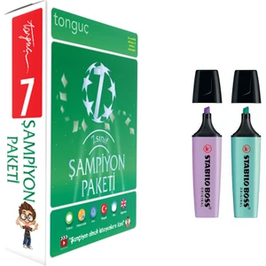 Tonguç Akademi 7. Sınıf Şampiyon Seti Stabilo Fosforlu Kalem