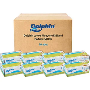 Pudralı Lateks Muayene Eldiveni S Beden 100 Adet x 20 Paket - MDR - Koli