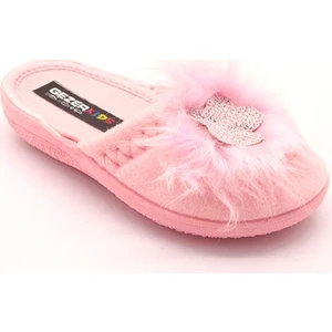 Kız Çocuk Ev Terlik Peluşlu  Pembe 12052