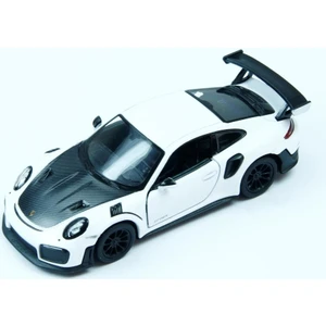 Metal Çek Bırak Porsche 911 Araba -Beyaz