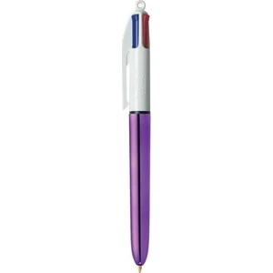 4 Colours Shine Gövde Tükenmez Kalem  Mor 12'li