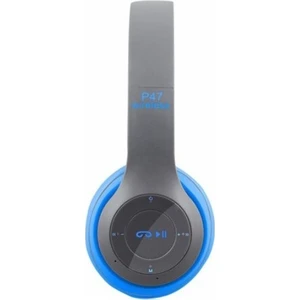 Inter P47 5.0+Edr Wireless Headphones Bluetooth Kulaklık 5.0+EDR-P47-MAVİ