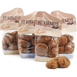 Beyaz Fırın Siyez Unlu Kepekli Üzümlü Kurabiye Paketi 4'lü