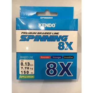 Kendo Premium Braided Line Spinning 8 x 0.13 mm 150 mt Apple Green - 8 Örgü