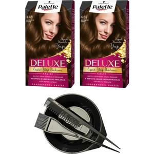 Deluxe Set Saç Boyası 4 65 Büyüleyici  Kahve X2+ Saç Boyama Seti