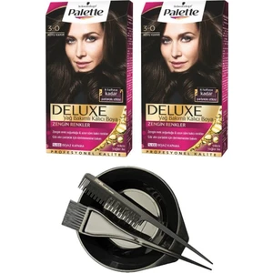 Deluxe Set Saç Boyası 3.0 Koyu Kahve X2+ Saç Boyama Seti