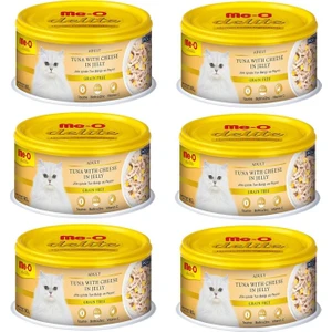 Meo Delite Tonbalıklı & Peynirli Tahılsız Kedi Konservesi 80 gr x 6