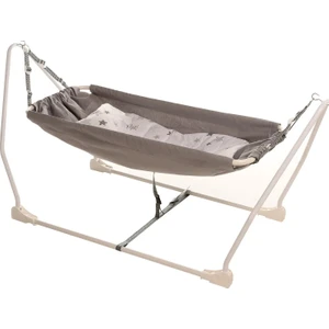 Marmaris Katlanabilir Bebek Hamağı  Gri  Sallanır Bebek Beşiği