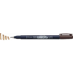 Fudenosuke Brush Pen Fırça Uçlu Çizim Kalemi Kahverengi