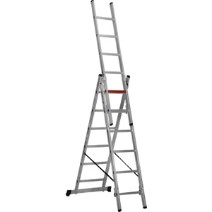 3x6 Basamaklı Üç Parçalı Çok Amaçlı Merdiven (TS6160)
